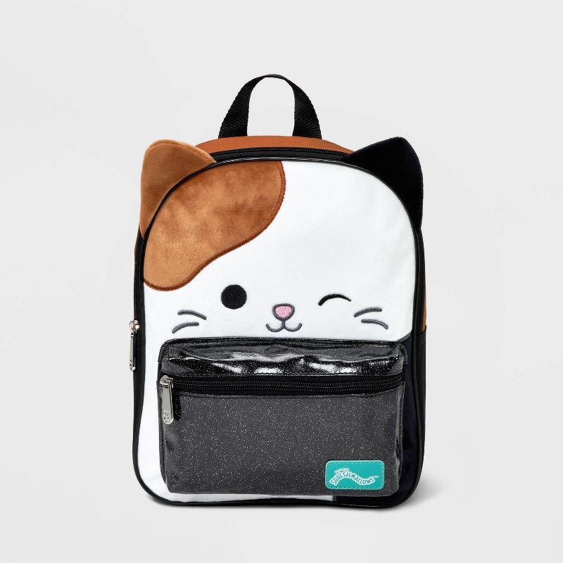 slide 1 of 4, Kids' 11" Squishmallows Cam the Cat Mini Backpack - Black, 1 ct