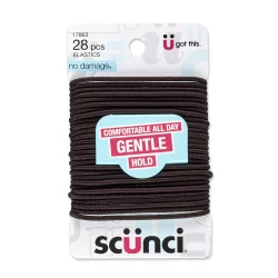 scünci Scunci No Damage Brown Hair Elastics