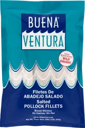 Pollock Fillets Salt Boneless - 16 oz