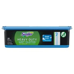 Swiffer Sweep + Mop, Dry Pads Refill, Floor Cleaner, Cleaning Cloths, Heavy Duty, Fresh, 20ct