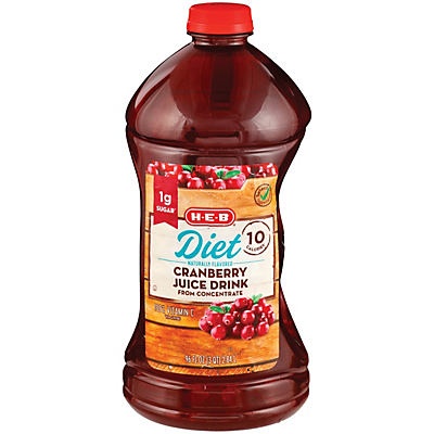 slide 1 of 1, H-B Diet Cranberry Juice Drink - 96 oz, 96 oz