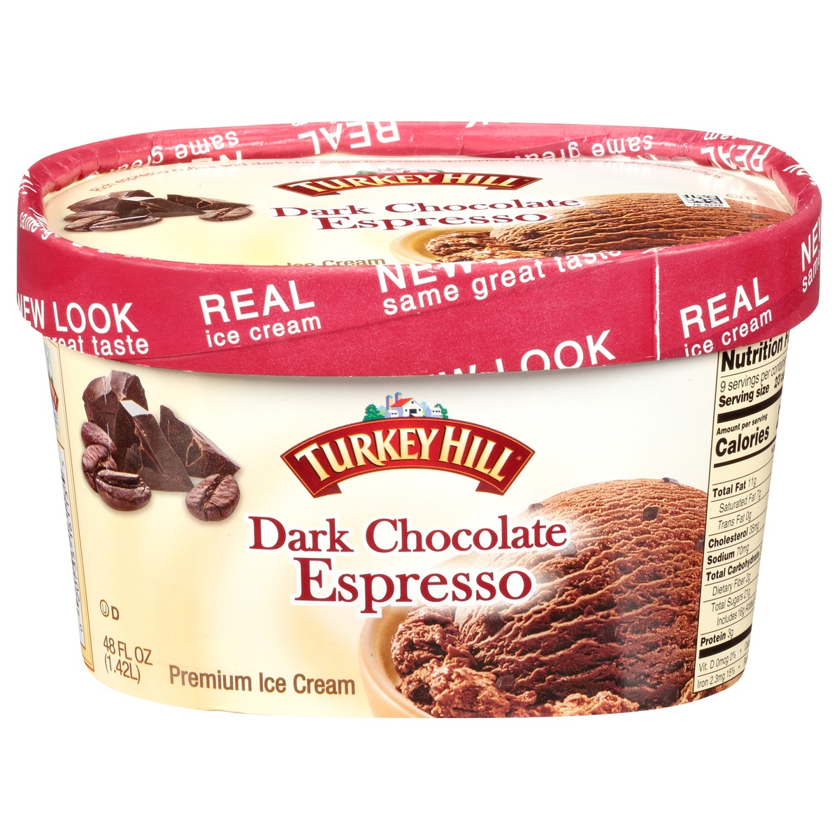 Turkey Hill Dairy Dark Chocolate Espresso Ice Cream 48 fl oz Shipt