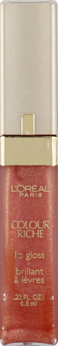 slide 4 of 4, L'Oréal Color Riche Lip Gloss Soft Coral, 1 ct