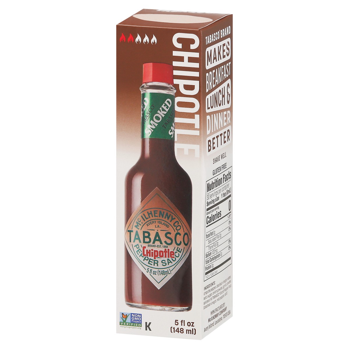 slide 3 of 9, Tabasco TABASCO Chipotle Pepper Sauce, 5 fl oz