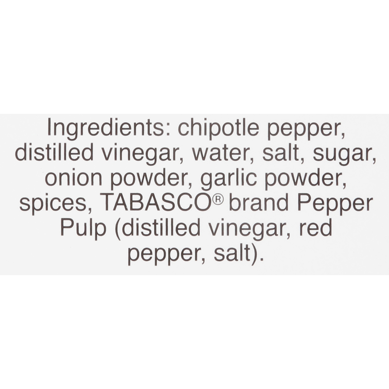 slide 8 of 8, Tabasco Chipotle Pepper Sauce, 5 oz