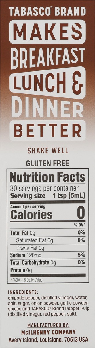 slide 7 of 9, Tabasco TABASCO Chipotle Pepper Sauce, 5 fl oz