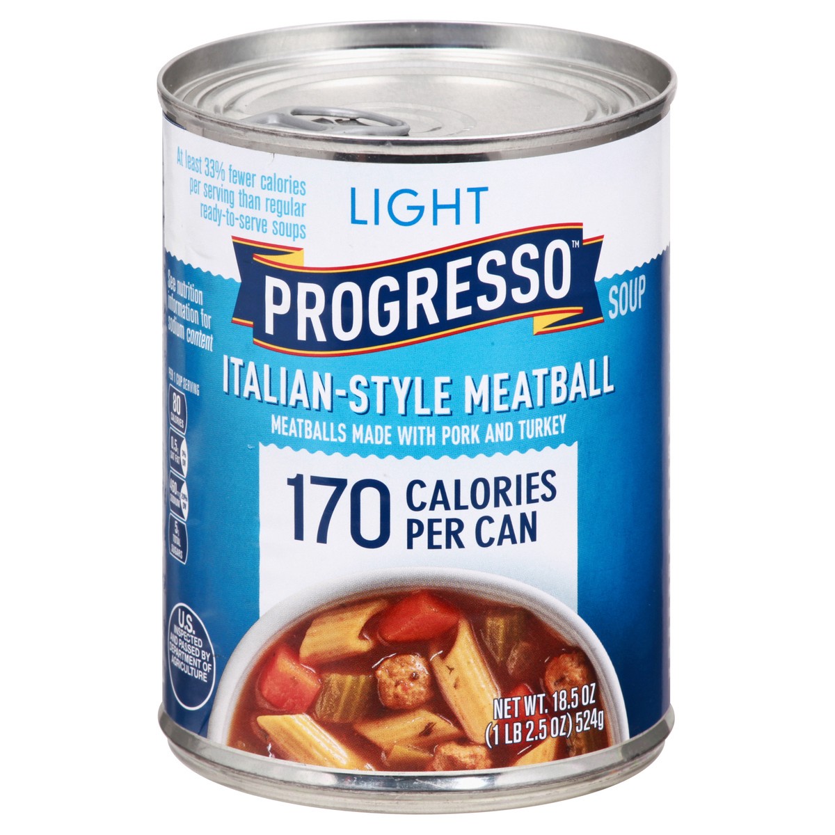 slide 1 of 11, Progresso Light Soup, Italian Style Meatball, 18.5 oz, 18.5 oz