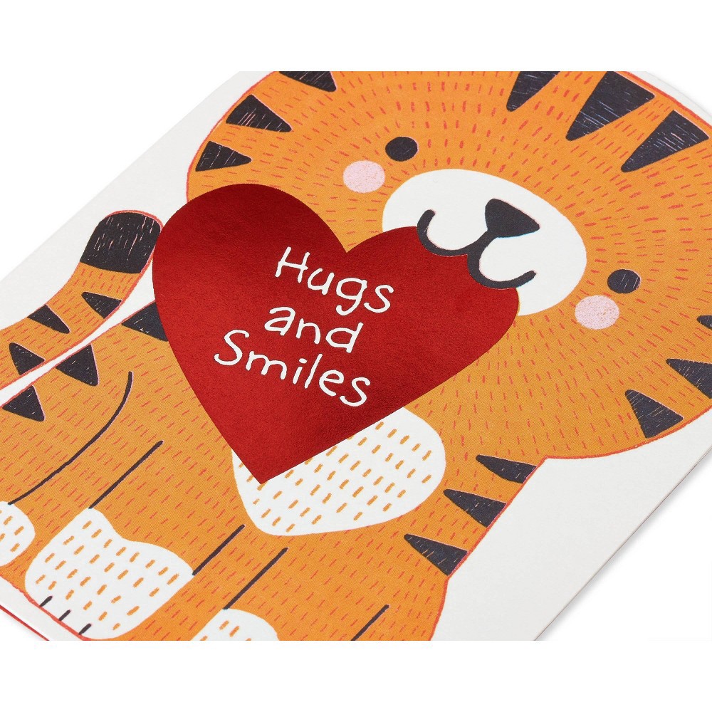 slide 5 of 5, American Greetings Valentine's Day Card for Kids (Hugs and Smiles), 1 ct