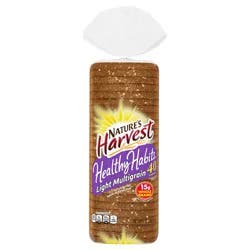 Nature's Harvest Healthy Habits Light Multigrain Bread, 20 oz