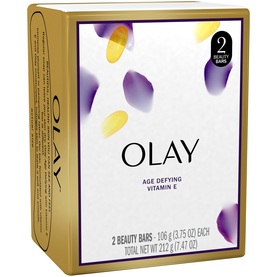 slide 2 of 3, Olay Age Defying Beauty Bar, 2 ct; 3.75 oz