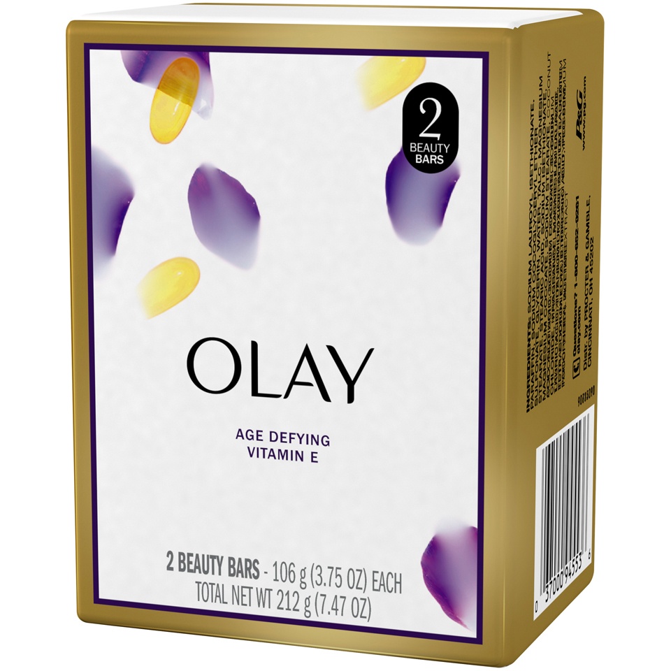 slide 3 of 3, Olay Age Defying Beauty Bar, 2 ct; 3.75 oz