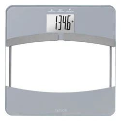 Taylor Glass Body Composition Bathroom Scale - Silver/Clear