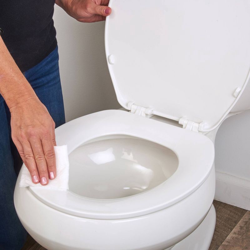 Wiggle Free Round Plastic Toilet Seat Clorox 1 ct Shipt