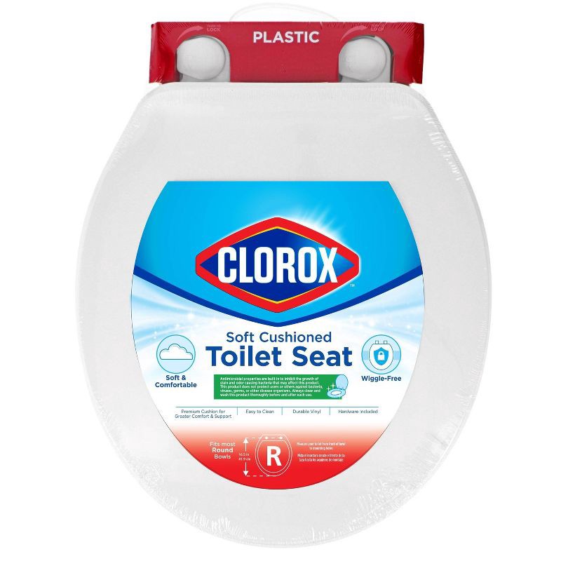 Wiggle Free Round Plastic Toilet Seat Clorox 1 ct Shipt