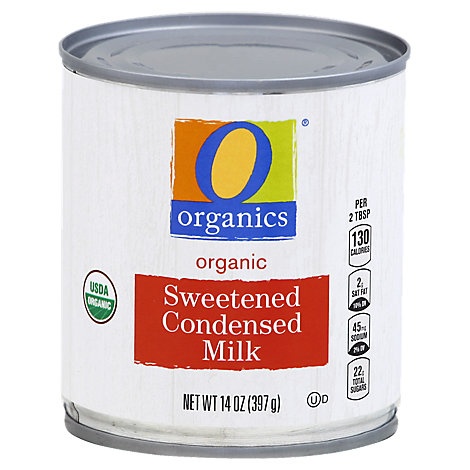 slide 1 of 1, O Organics Organic Milk Condensed Sweetened, 14 oz