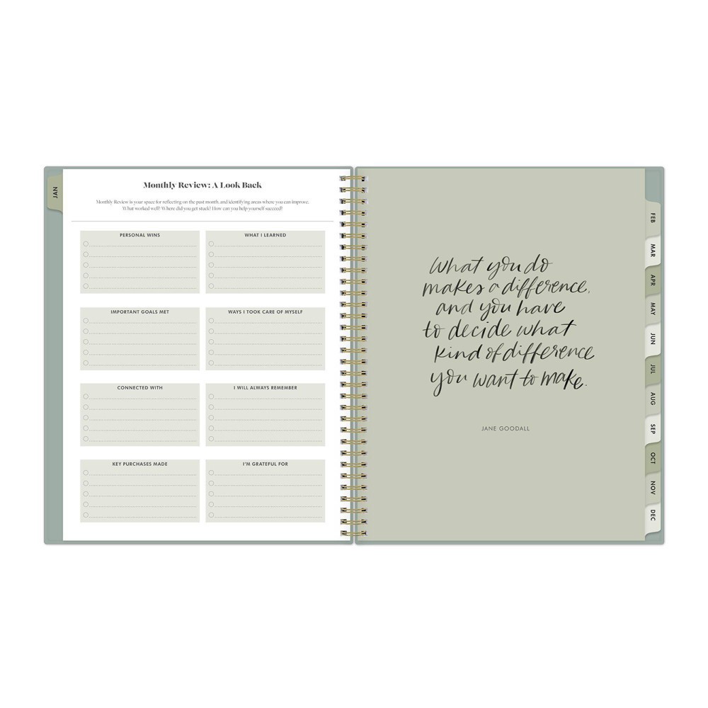 slide 5 of 9, Day Designer 2023 Planner Weekly/Monthly 8.5"x11" Desert Sage - The Everygirl for Blue Sky, 1 ct