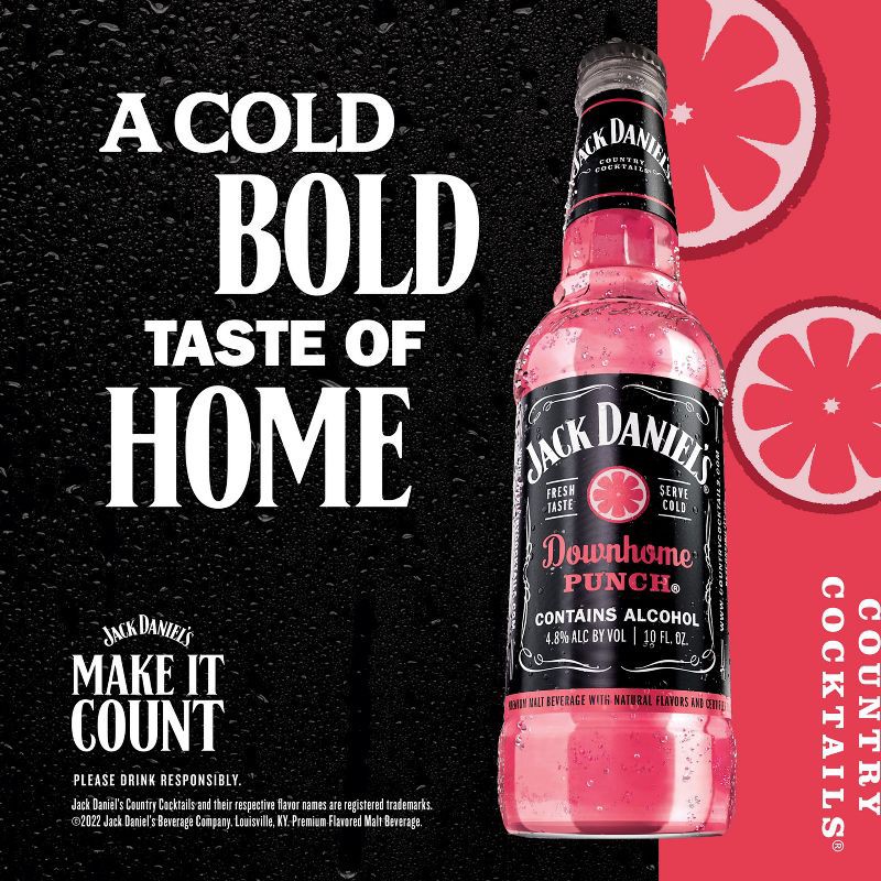 slide 3 of 10, Jack Daniel's Country Cocktail Malt Variety - 12pk/10 fl oz Bottles, 12 ct; 10 fl oz