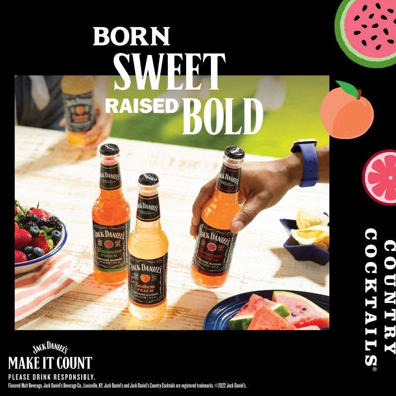 slide 5 of 10, Jack Daniel's Country Cocktail Malt Variety - 12pk/10 fl oz Bottles, 12 ct; 10 fl oz