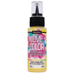 Deco Art Love Color 3d Jelly Drops Sweet Lemon 2oz