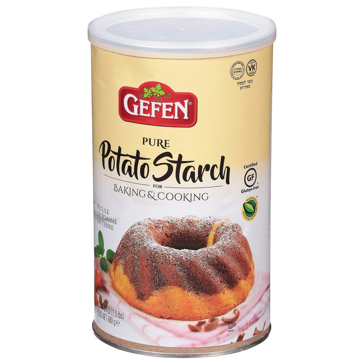 slide 3 of 9, Gefen Canned Potato Starch, 24 oz