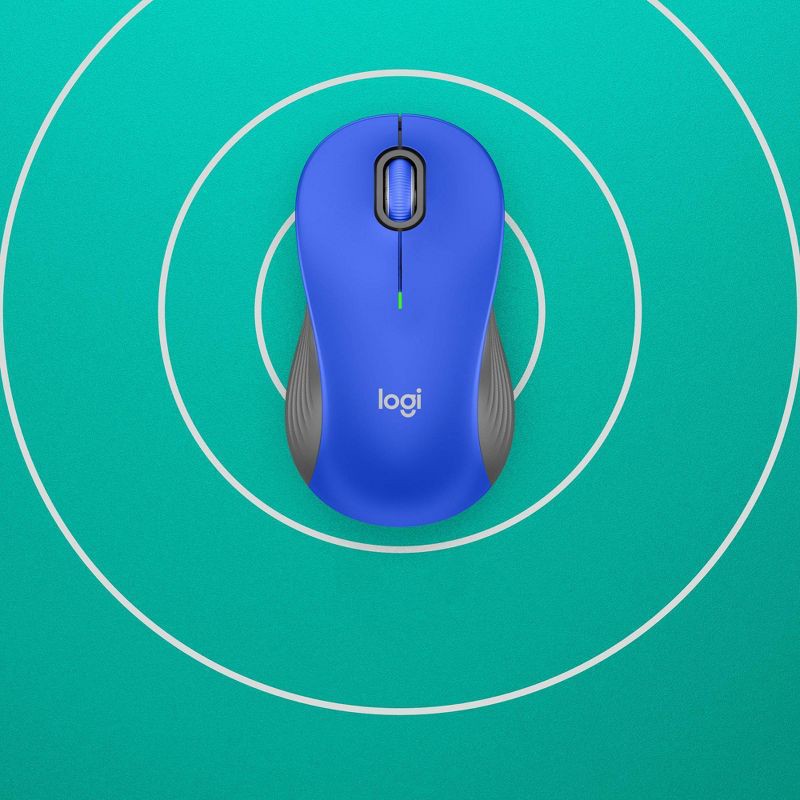 slide 4 of 5, Logitech Signature M550 Wireless Mouse - Large - Blue, 1 ct