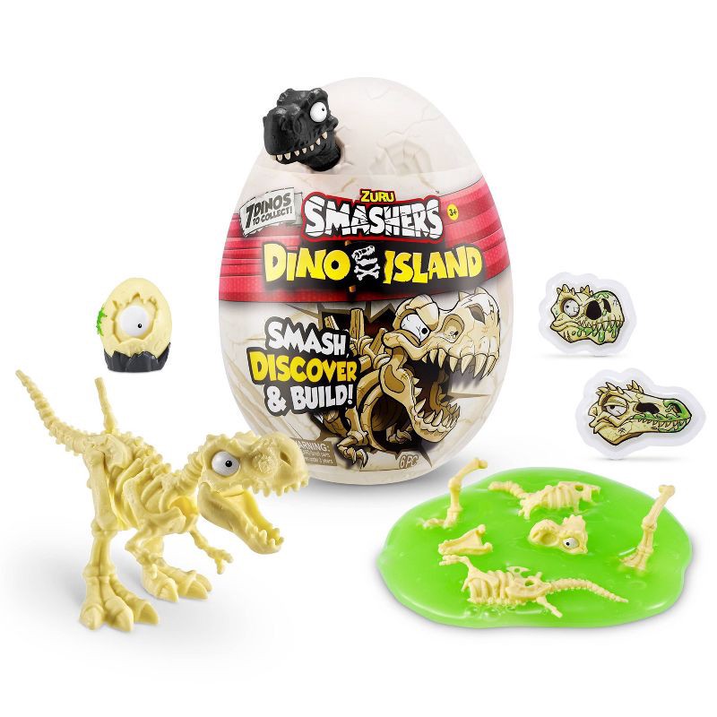 Zuru Smashers Dino Island Nano Egg Collectible Dinosaur Surprise Toy 1 ct