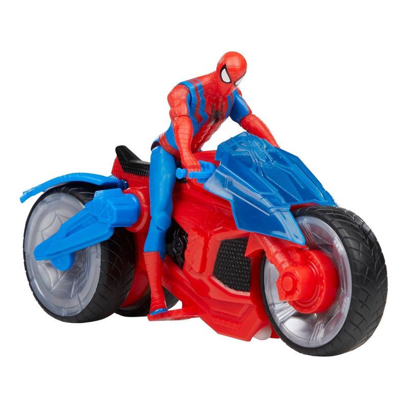 slide 5 of 7, Marvel Spider-Man Epic Hero Series Web Blast Cycle and Action Figure, 1 ct