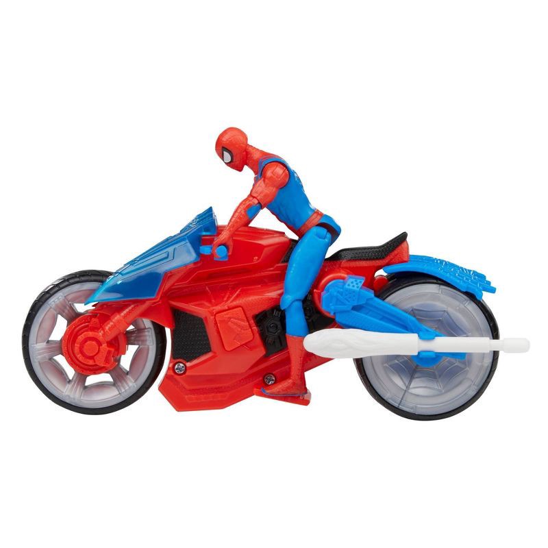 slide 3 of 7, Marvel Spider-Man Epic Hero Series Web Blast Cycle and Action Figure, 1 ct