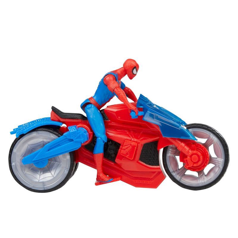 slide 6 of 7, Marvel Spider-Man Epic Hero Series Web Blast Cycle and Action Figure, 1 ct