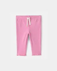 Carters Baby Girl Rib Pants - Pink Pink 24M