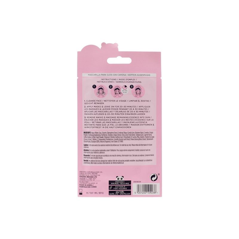 slide 3 of 4, Oh K! Caffeine Eye Mask - 0.05 fl oz, 0.05 fl oz