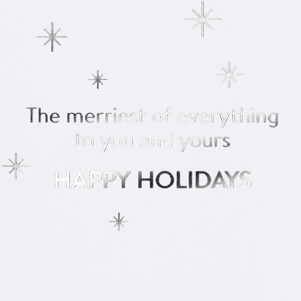 slide 5 of 5, 'Ho Ho Ho' Wreaths Christmas Card - PAPYRUS, 1 ct