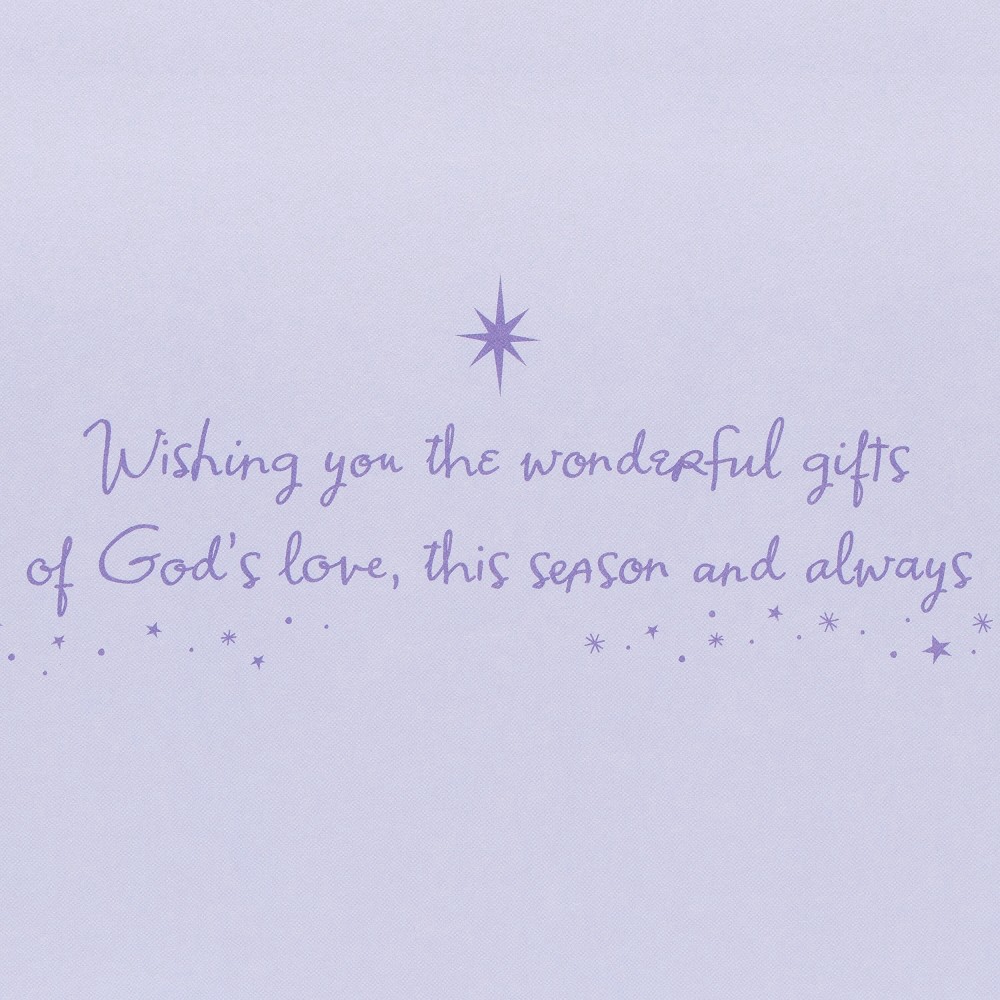 slide 3 of 5, Watercolor Nativity Christmas Card - PAPYRUS, 1 ct