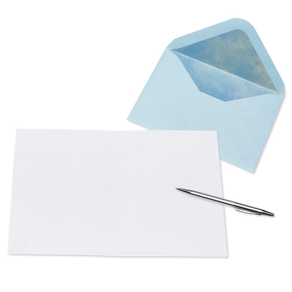 slide 3 of 5, Painterly Snowflake Christmas Card - PAPYRUS, 1 ct