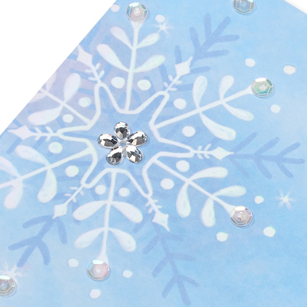 slide 5 of 5, Painterly Snowflake Christmas Card - PAPYRUS, 1 ct