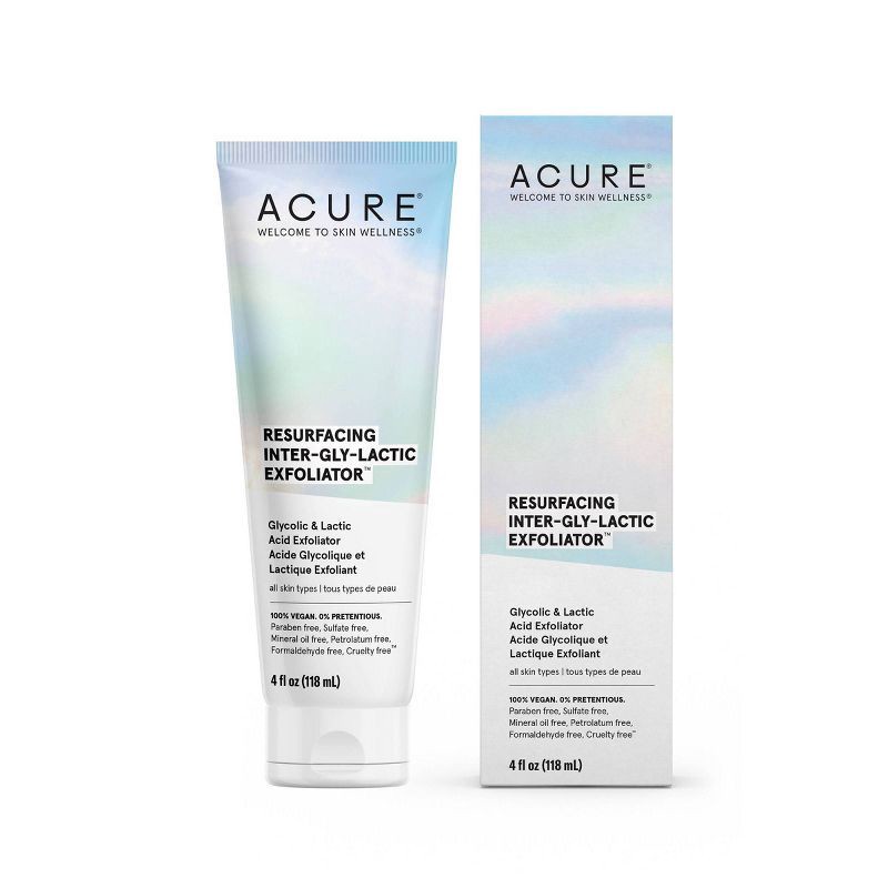 slide 4 of 5, Acure Resurfacing Inter-Gly-Lactic Face Exfoliator - 4 fl oz, 4 fl oz