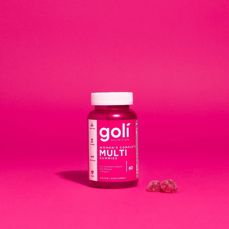 slide 2 of 5, Goli Nutrition Women's Multivitamin Vegan Gummies - 60ct, 60 ct