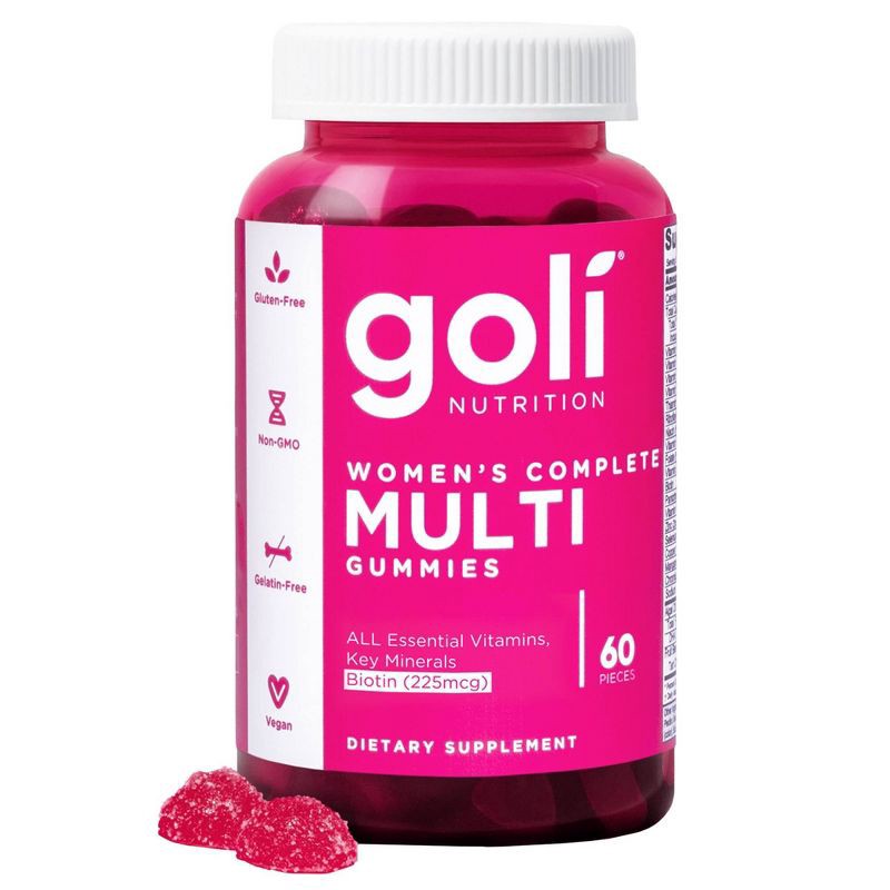 slide 1 of 5, Goli Nutrition Women's Multivitamin Vegan Gummies - 60ct, 60 ct