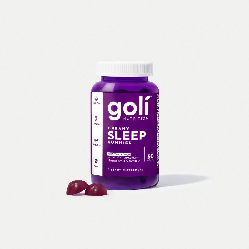 slide 2 of 5, Goli Nutrition Dreamy Sleep Vegan Multivitamin Gummies - 60ct, 60 ct