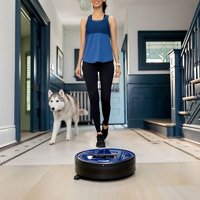 slide 5 of 8, bObsweep PetHair Plus Robotic Vacuum Cleaner and Mop - Cobalt, 1 ct