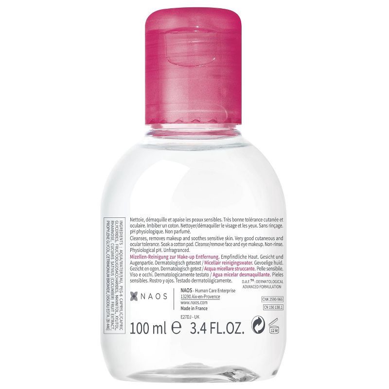 slide 3 of 6, Bioderma Sensibio H2O Micellar Water Makeup Remover - 3.33 fl oz, 3.33 fl oz