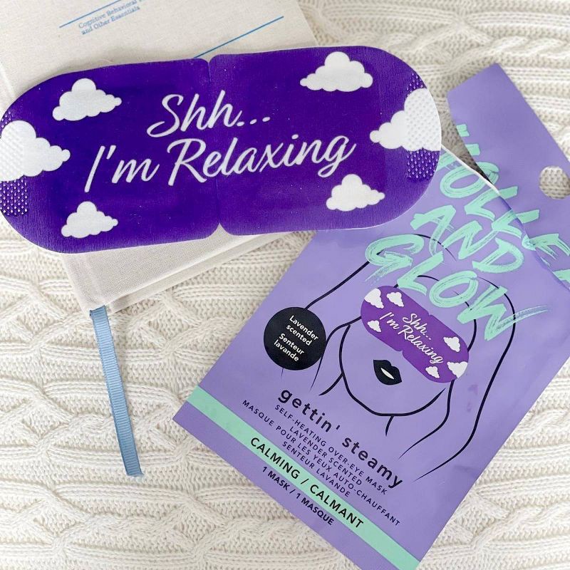 slide 3 of 4, Holler and Glow Gettin Steamy Heating Eye Mask - 1ct, 1 ct