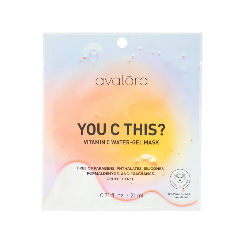 slide 1 of 3, Avatara Vitamin C Water Gel Face Mask - 0.71 fl oz, 0.71 fl oz