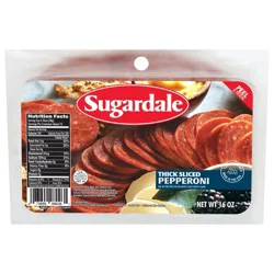 Sugardale Thick Sliced Pepperoni 16 oz