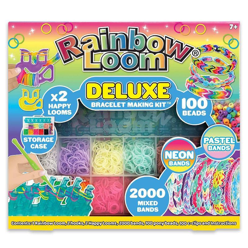 slide 1 of 5, Rainbow Loom Deluxe Bracelet Kit, 1 ct