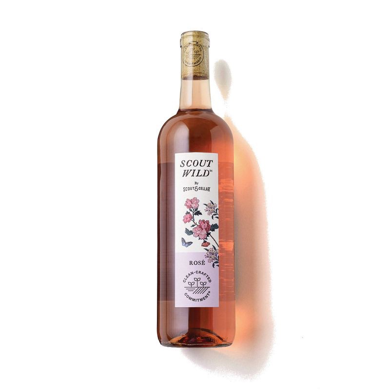 slide 1 of 3, Scout Wild Rose - 750ml Bottle, 750 ml