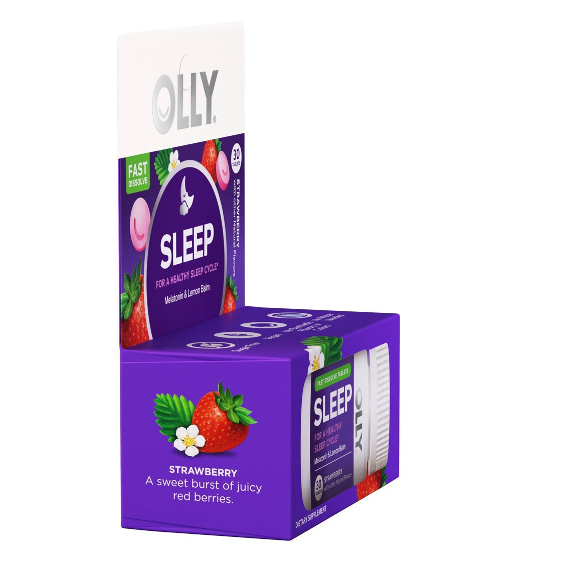 Olly Sleep Fast Dissolve Vegan Tablets - 30ct 30 ct | Shipt