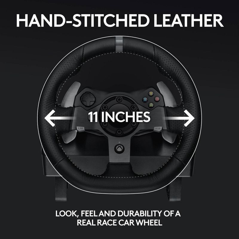 slide 5 of 9, Logitech G920 Driving Force Racing Wheel for Xbox One/PC, 1 ct