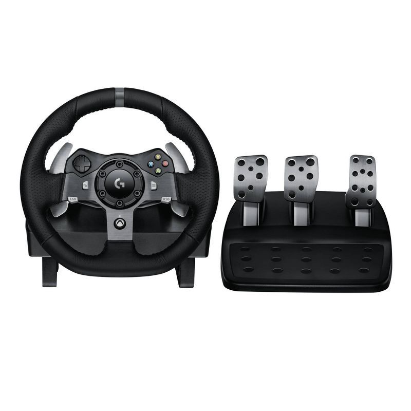 slide 1 of 9, Logitech G920 Driving Force Racing Wheel for Xbox One/PC, 1 ct