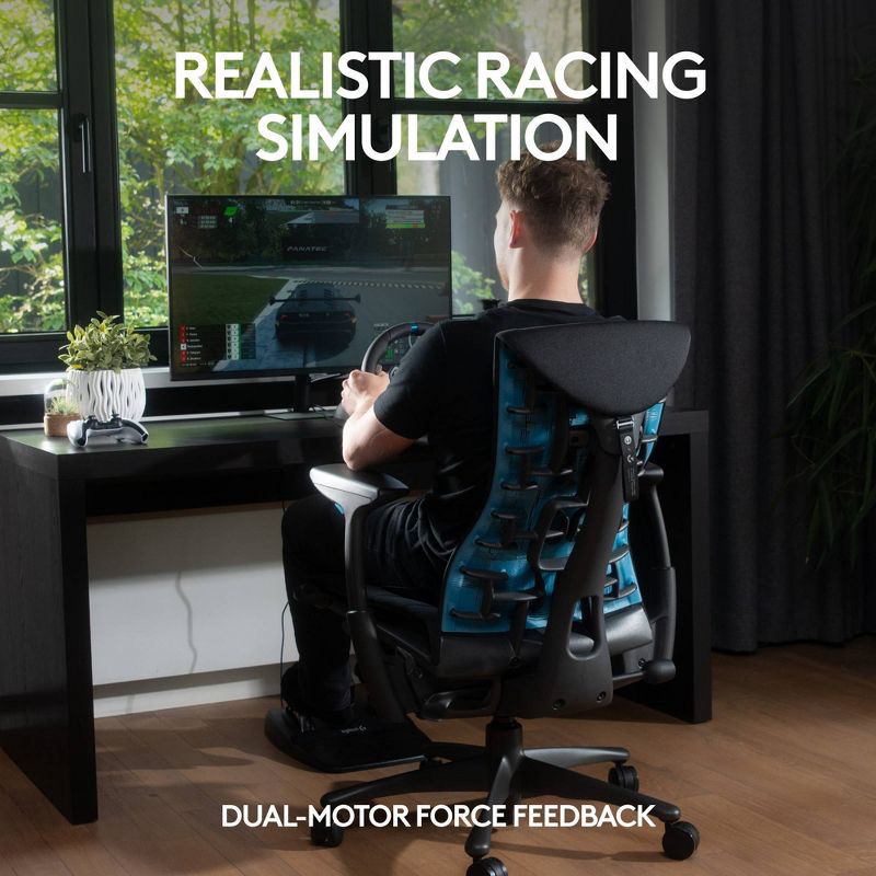 slide 2 of 9, Logitech G29 Driving Force Racing Wheel and Pedals for PlayStation 4/5/PC: USB Connection, 1 ct